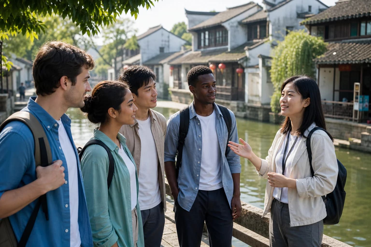 Learn & Travel Course learning scene